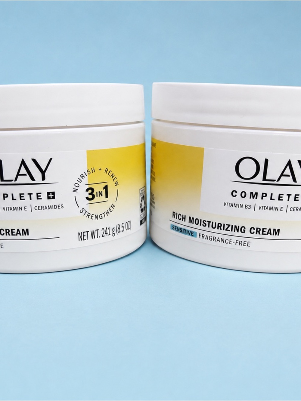 Olay Complete+ Sensitive Rich Moisturizing Cream 8.5 oz Set of 2